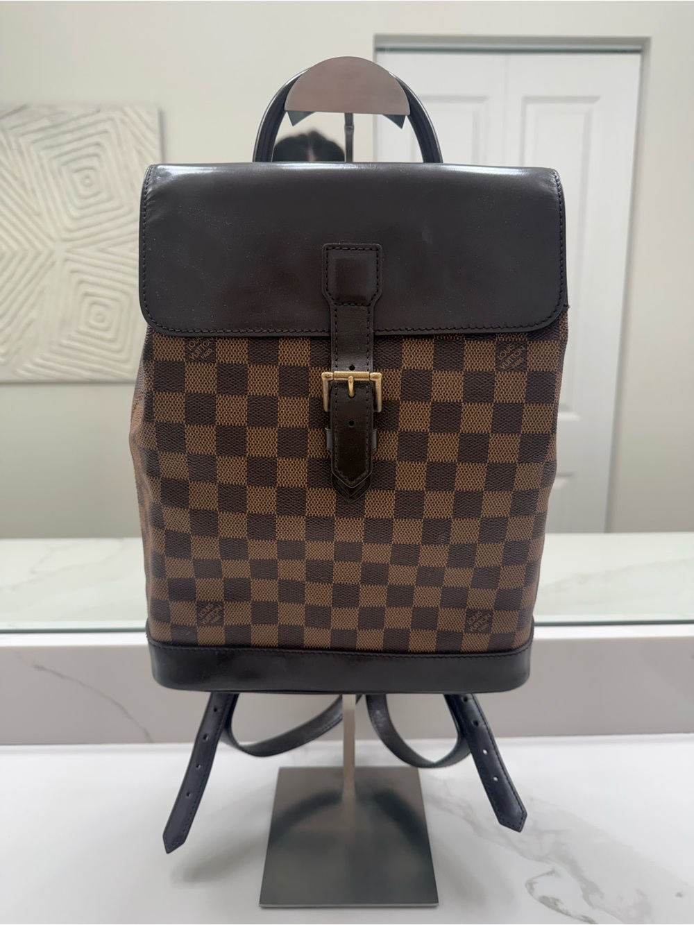 Louis Vuitton SoHo Backpack Damier Ebene